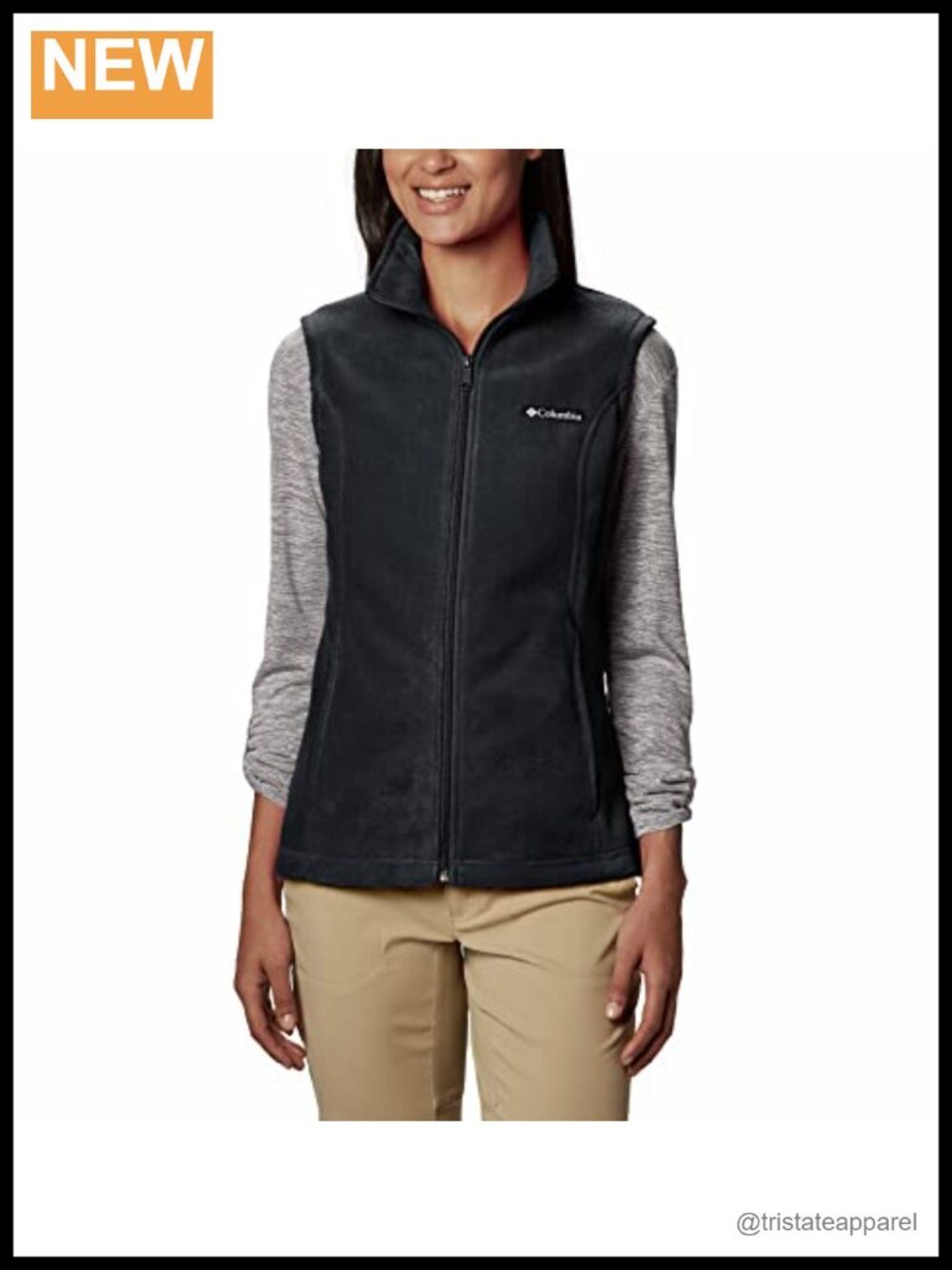 Columbia Benton Springs Fleece Vest Plush Warmth Zippered Pockets